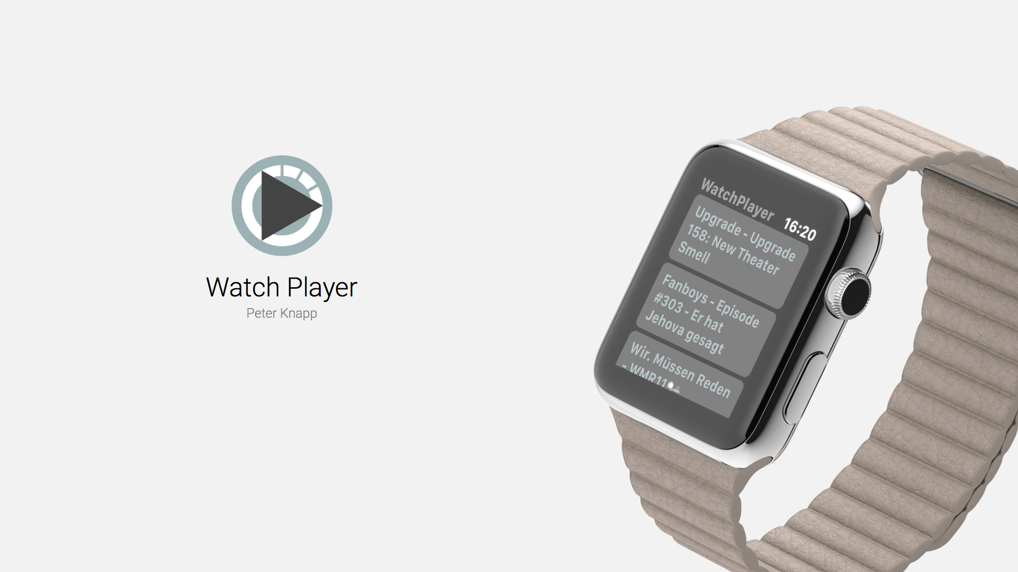 photo of Watch Player Plays Podcasts Straight From Apple Watch image