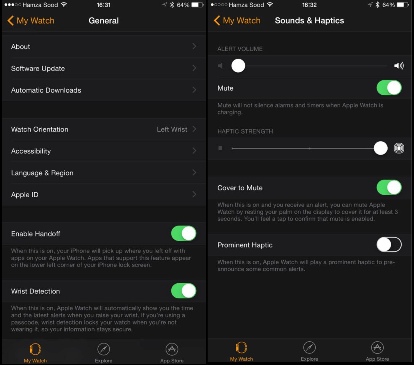 Interface, Options Revealed For Apple Watch iPhone App