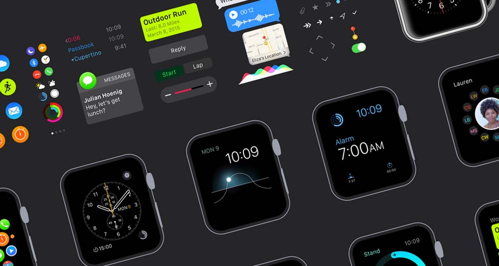 Apple Watch GUI Kit for Sketch