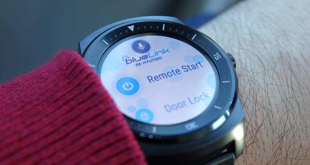 Hyundai BlueLink For Android Wear Demonstrates The Apple Watch Difference