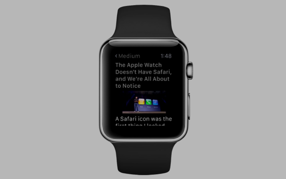 Cufflink Browser For Apple Watch