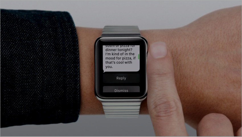 can you send text messages from apple watch without phone