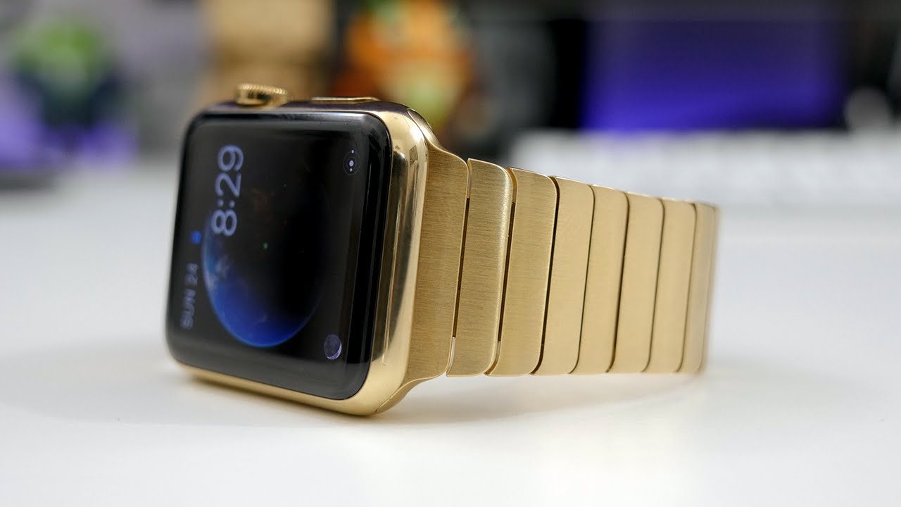 Dom Esposito: Hands On With Gold Plated Apple Watch With Link Bracelet