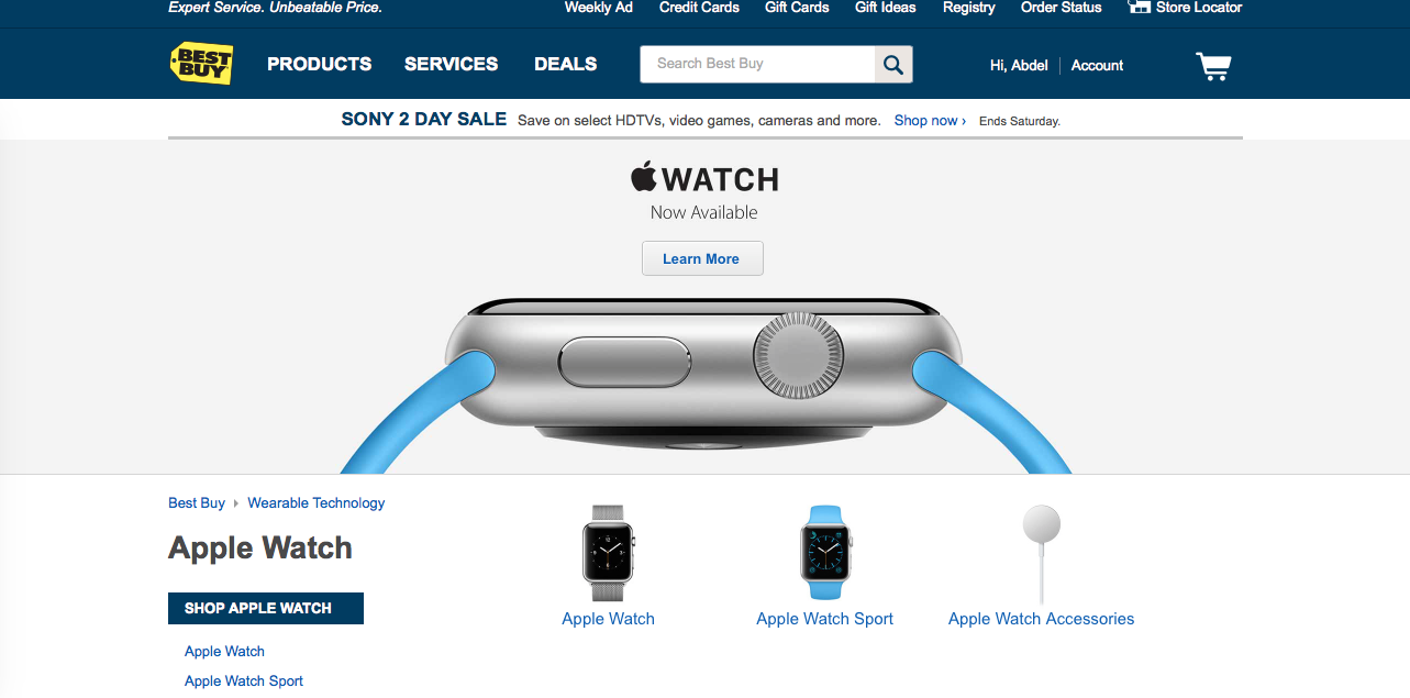 Apple Watch Now Available At Best Buy