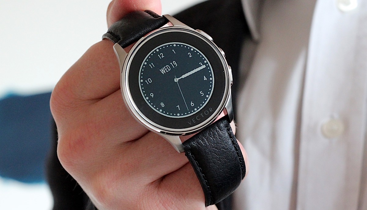 This is Vector's smartwatch