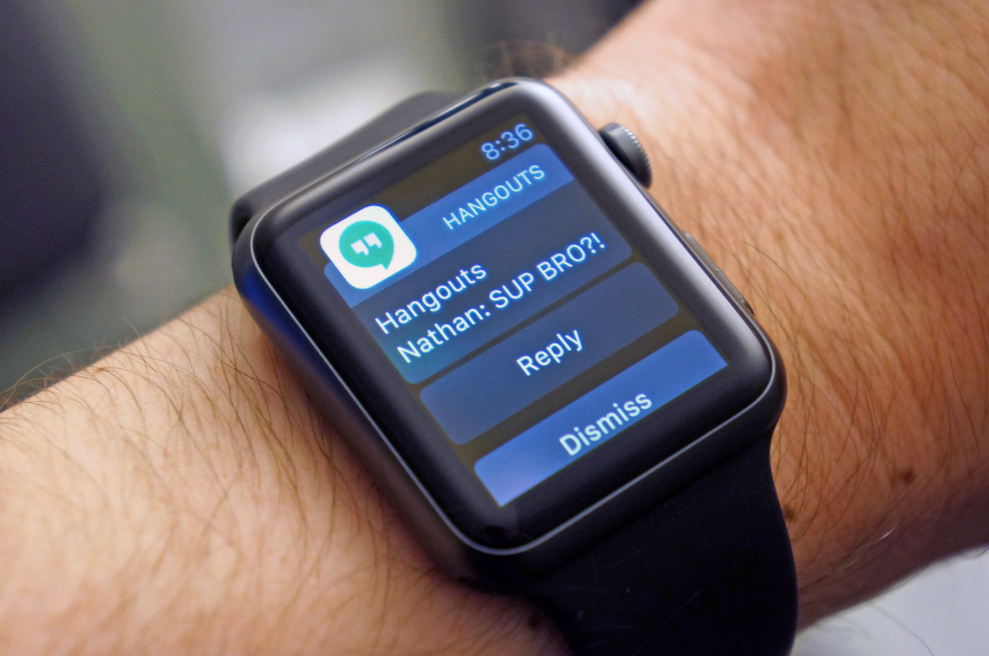Google Hangouts Now Lets You Reply From Your Apple Watch