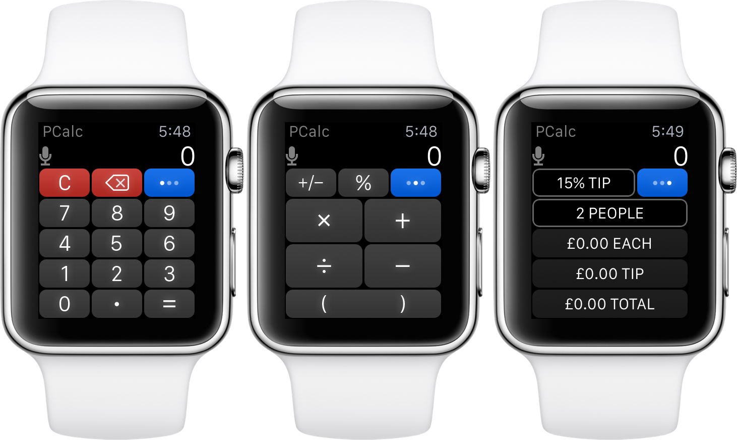 Crunch numbers at the wrist with PCalc for Apple Watch