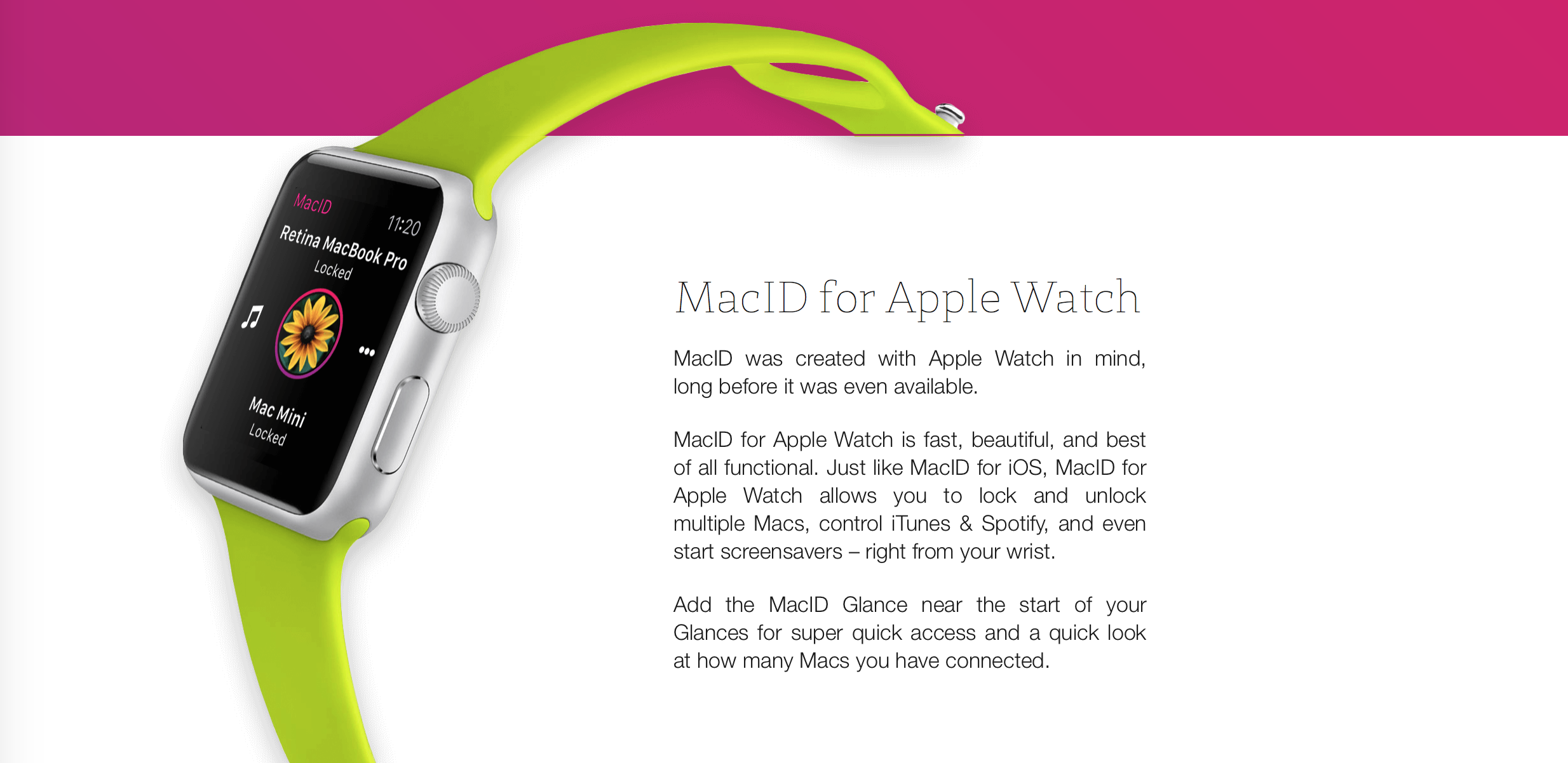 MacID is an awesome app for unlocking a Mac with your Apple Watch