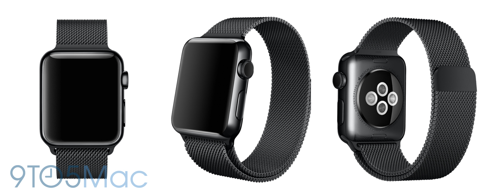 Apple Readying Space Black Milanese Loop