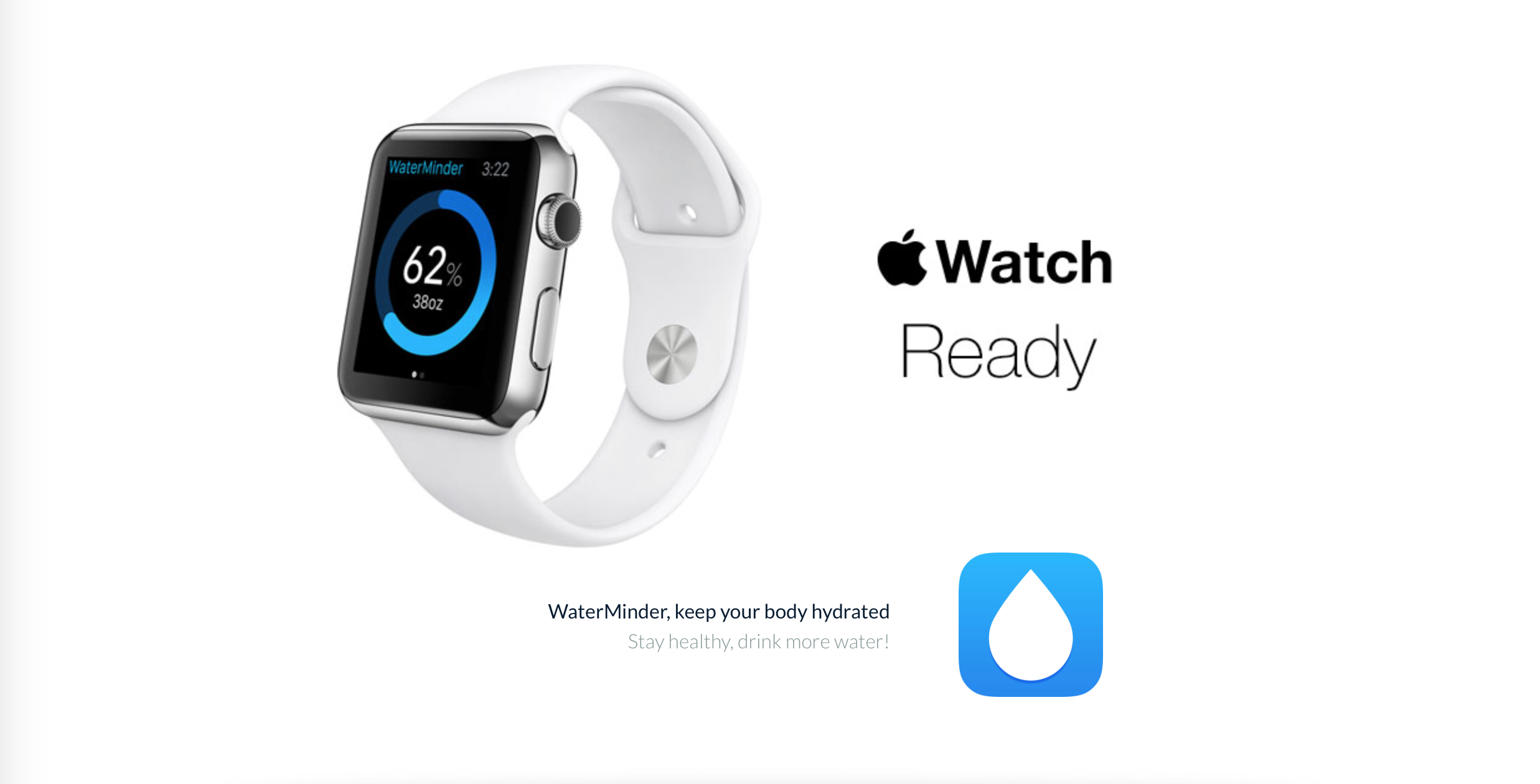 Track your water intake using your Apple Watch and WaterMinder