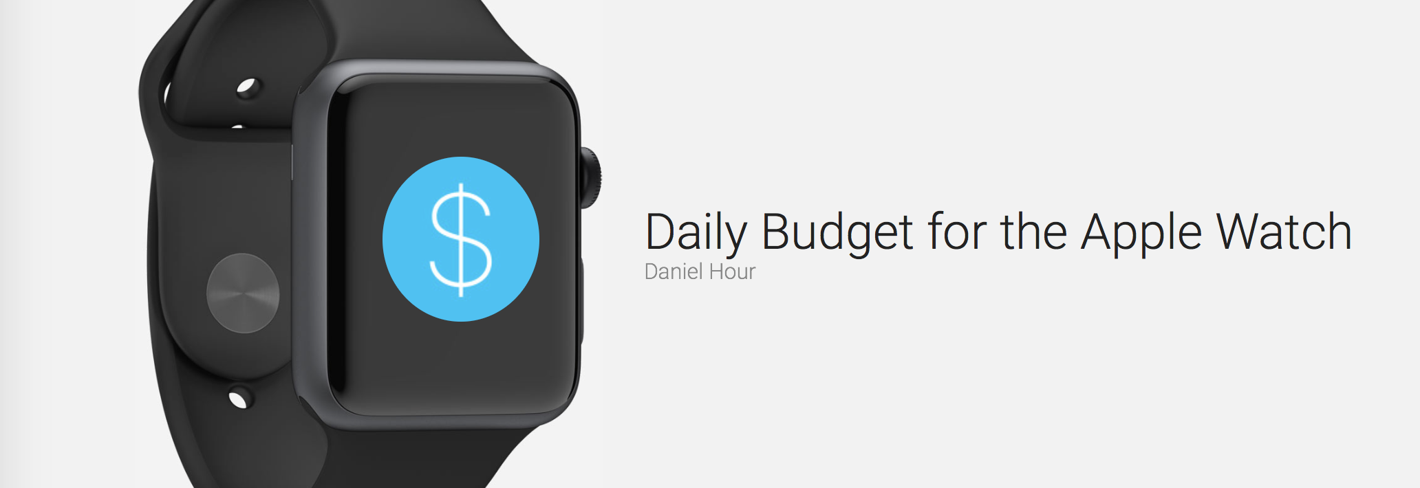 Keep track of your personal budget with Daily Budget for Apple Watch