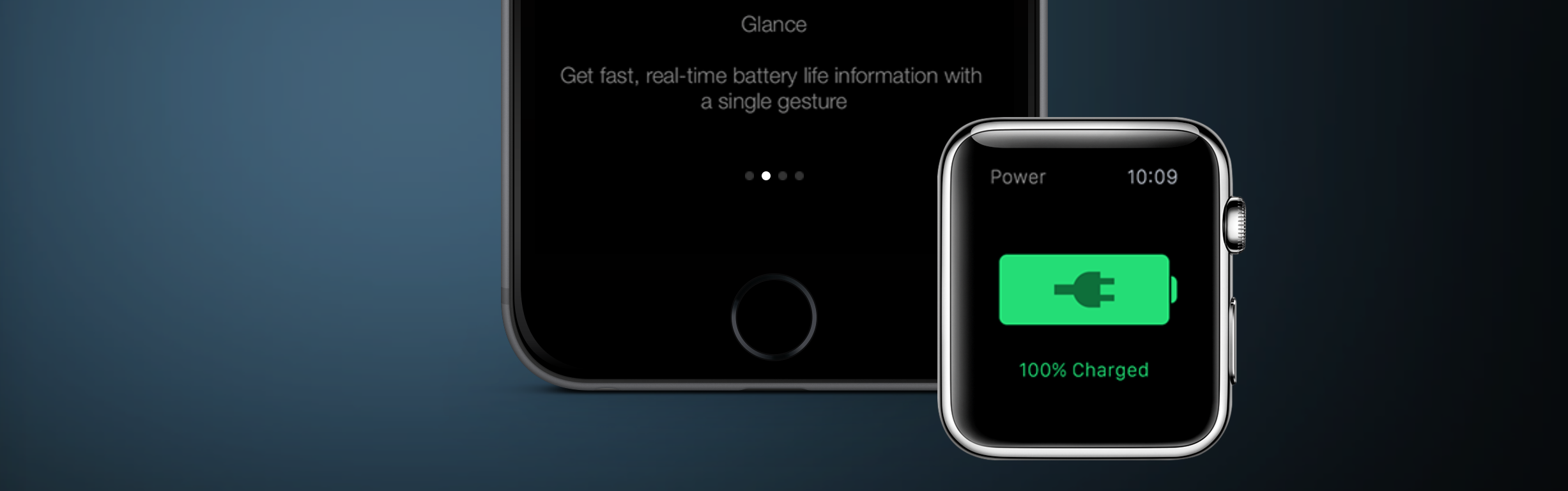Check your iPhone's battery life on Apple Watch using Power for watchOS