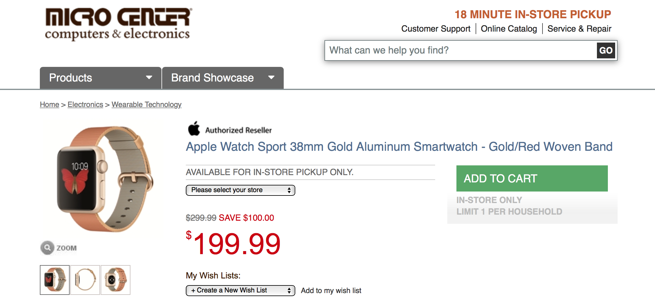 Get a $100 Discount on the Apple Watch Now