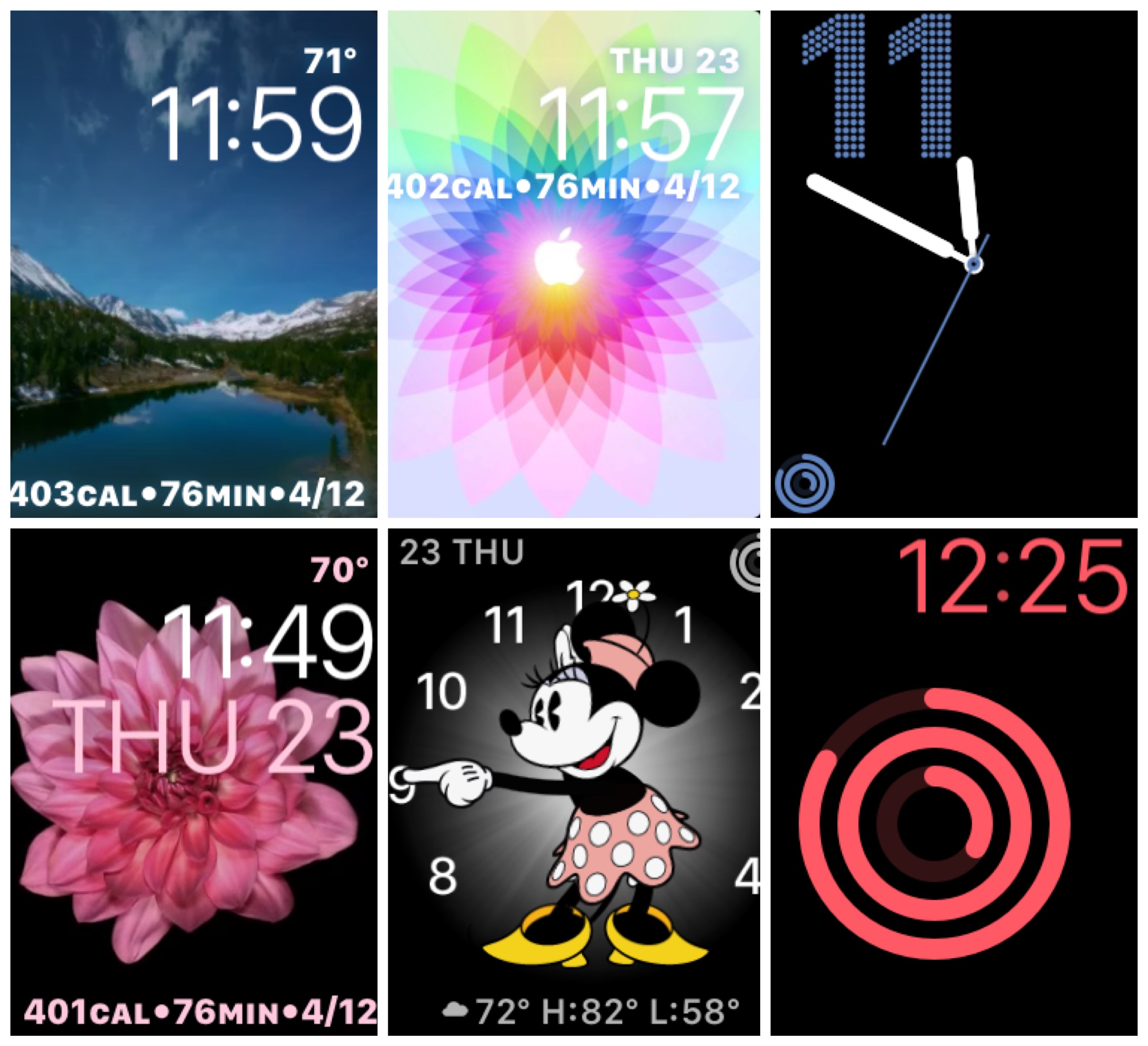 More Details About Apple Watch Faces in watchOS 3