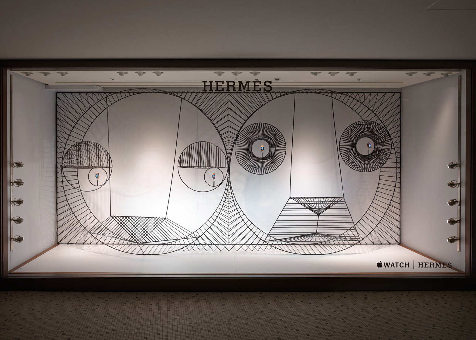 GamFratesi Designs Beautiful Animal Inspired Apple Watch Window Display for Hermés