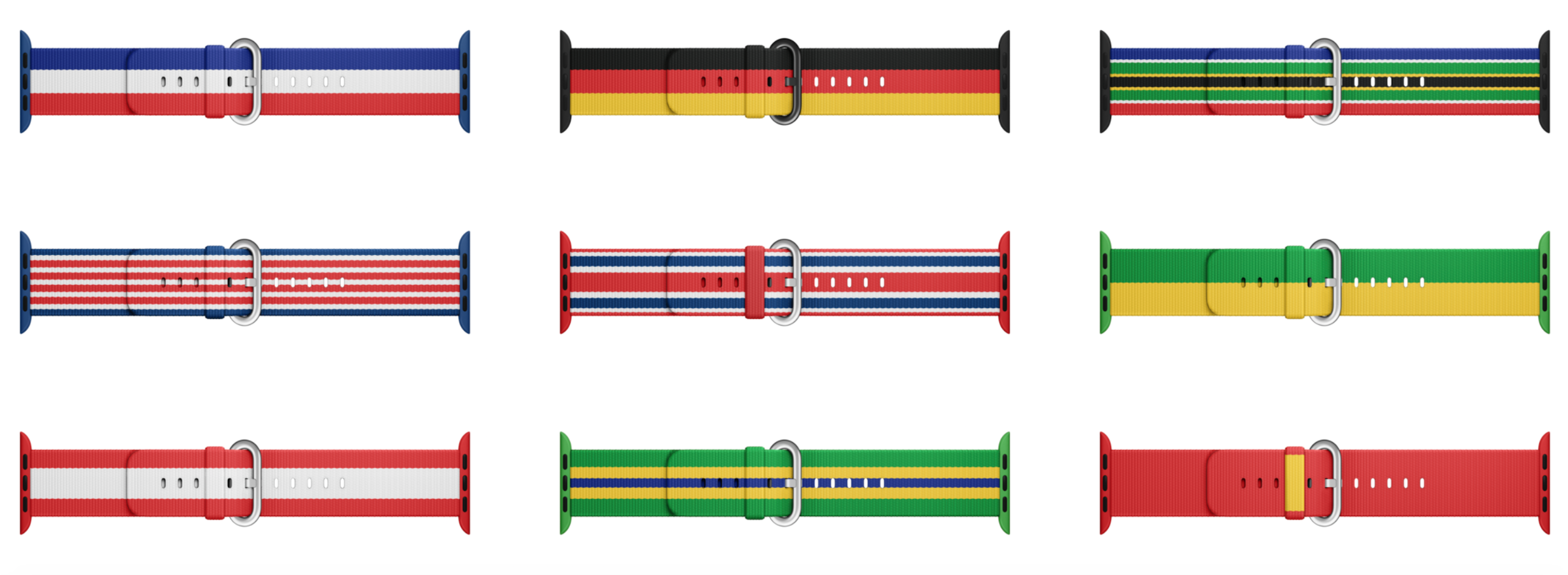 Flag-Themed Olympic Apple Watch Bands Gifted to Verified Olympic Athletes