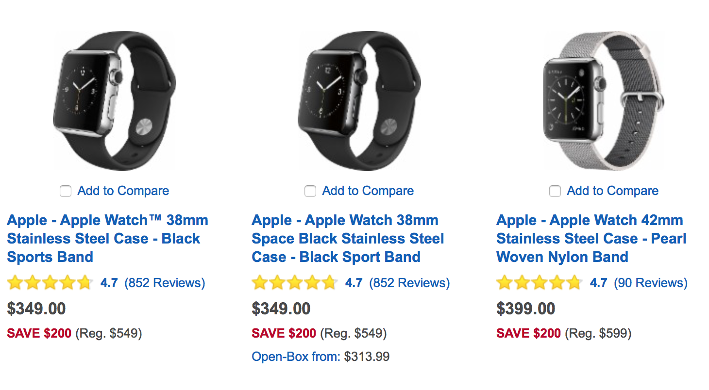 Best Buy Offering up to $200 off the Apple Watch Now