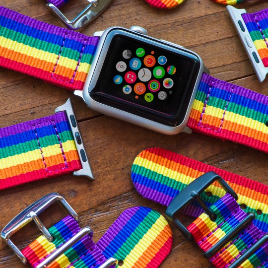 Show Your Pride with a Rainbow Band from Clockwork Synergy