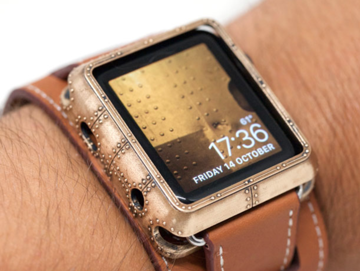 Artist Creates Cool Steampunk Apple Watch Case Modeled After Ironclad Ships