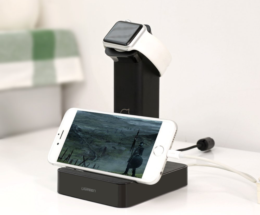 Ugreen Charging Dock for Apple Watch Plus Two iOS Devices is MFi Certified