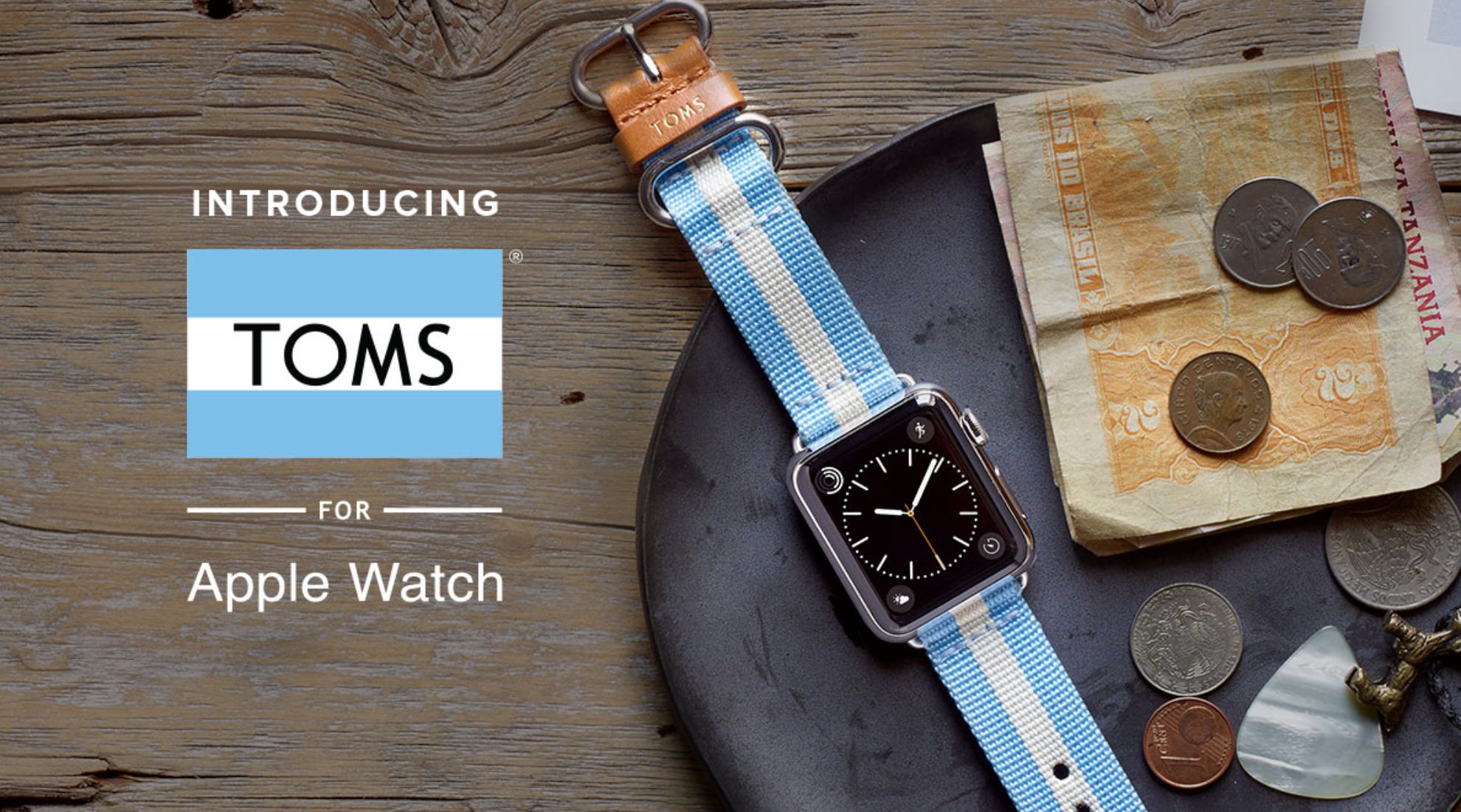 TOMS Apple Watch Bands With Charitable Bonus Make Their Debut