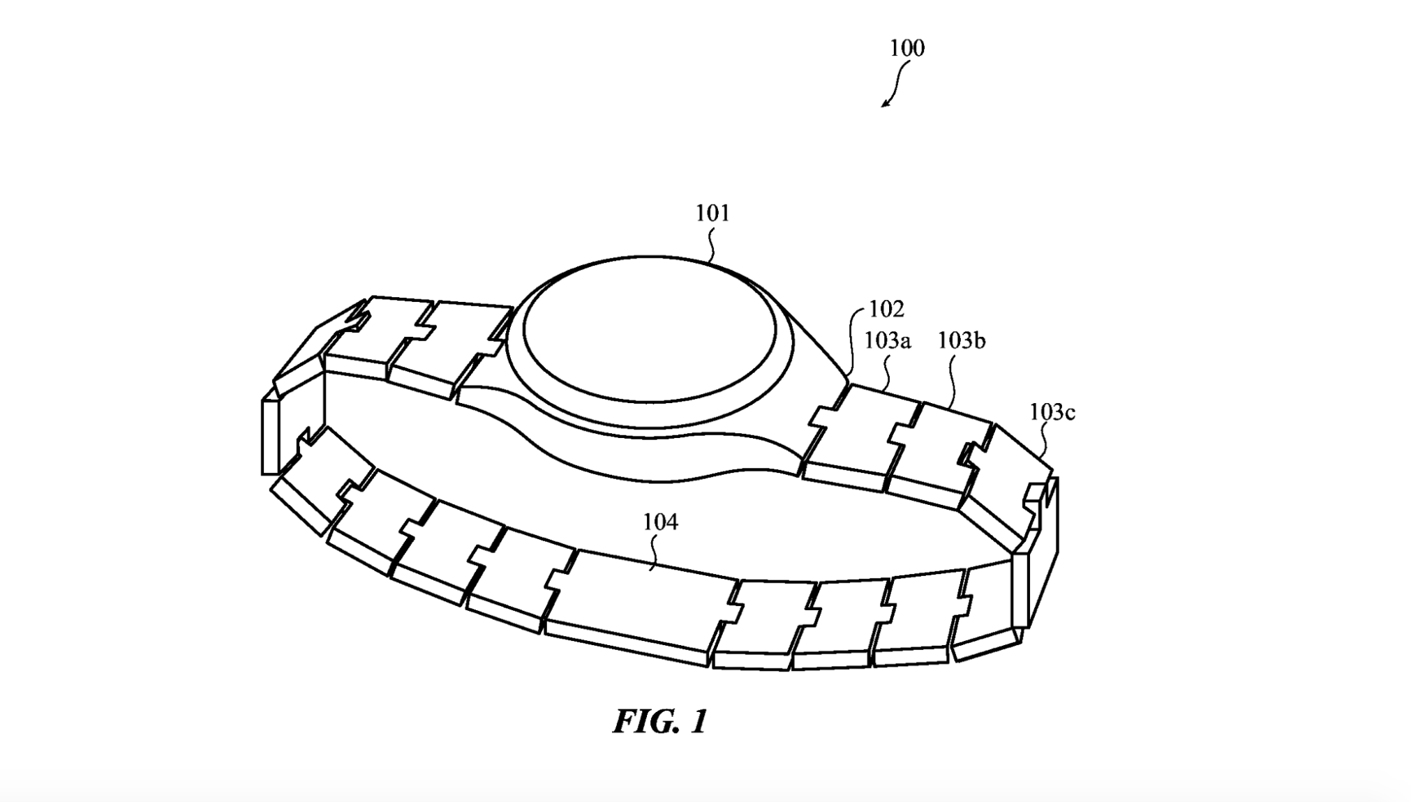 Functional Band Links Shown in New Apple Patent