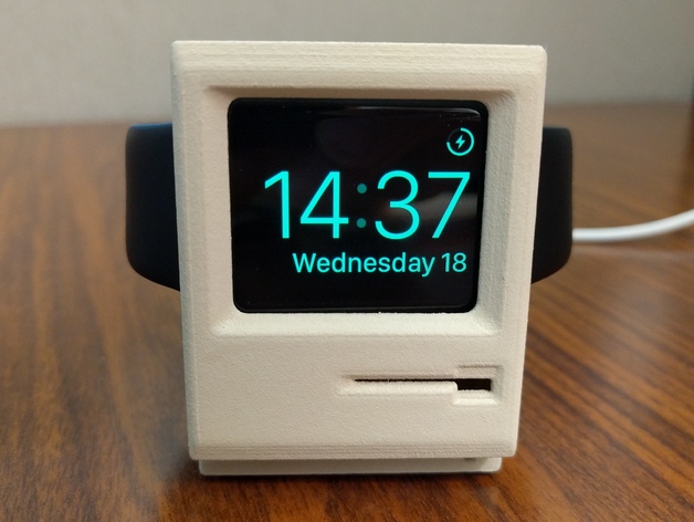 Create Your Own Vintage Mac Charging Stand for Apple Watch