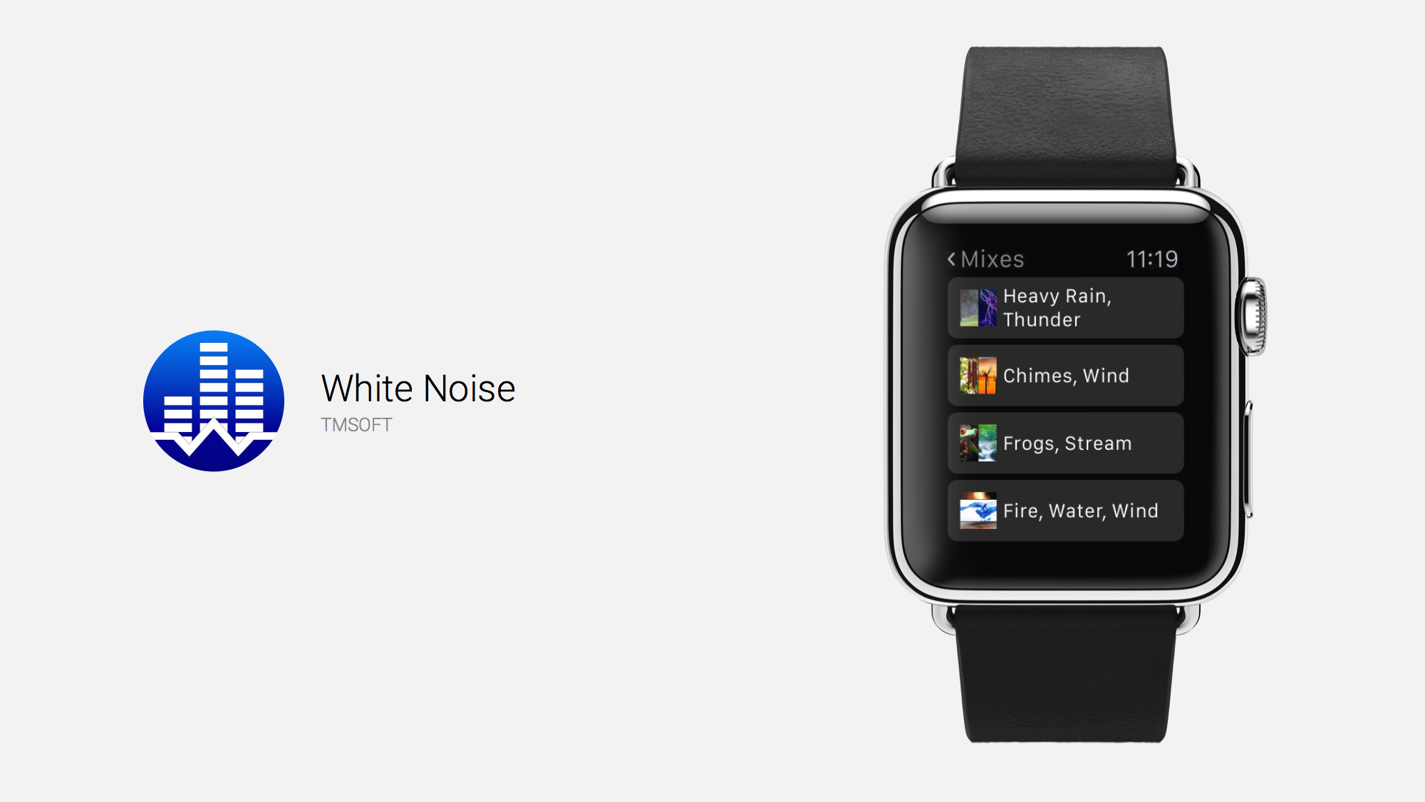 White Noise You Control From Your Apple Watch