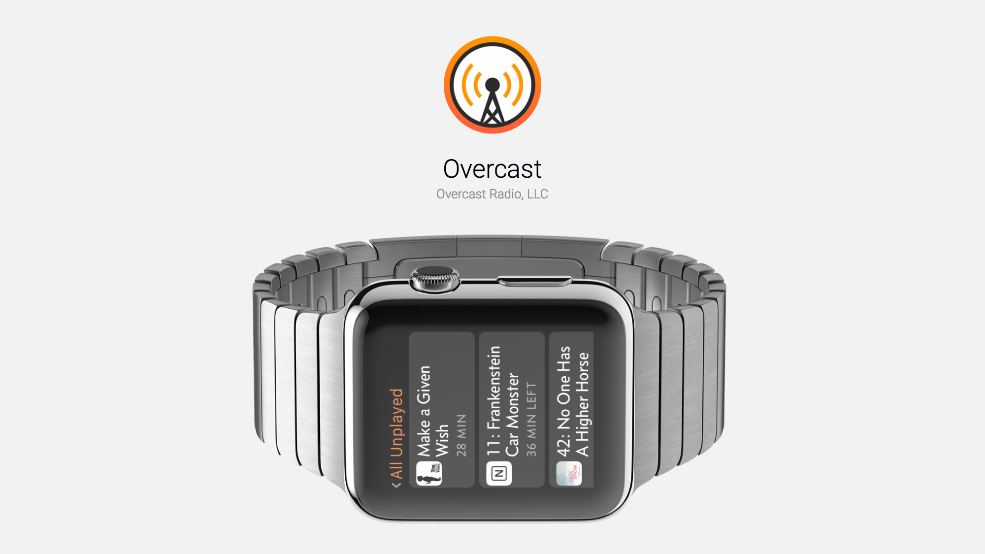 Overcast Update Features Standalone Apple Watch Playback