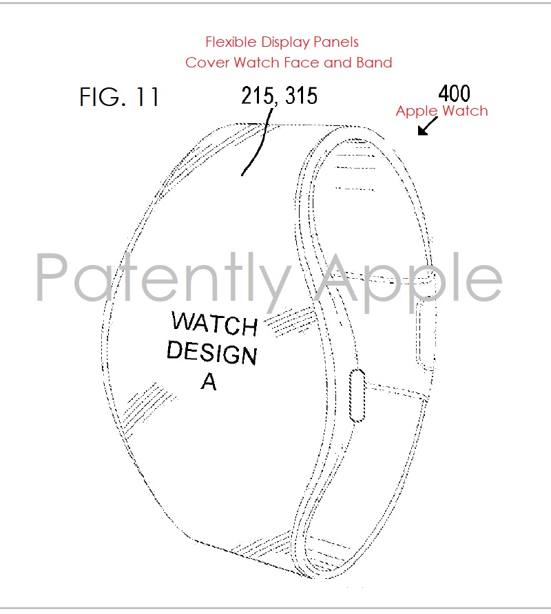 Future Apple Watches Might Offer Continuous Flexible Displays