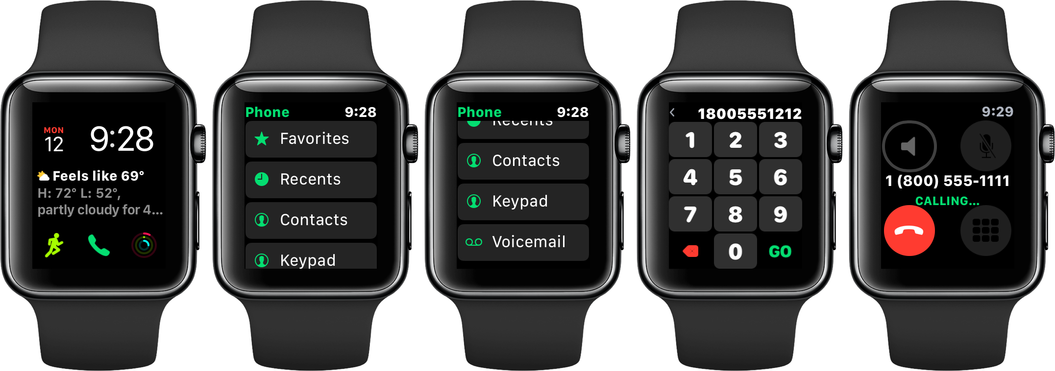 Phone Keypad is Coming to the Apple Watch in watchOS 4