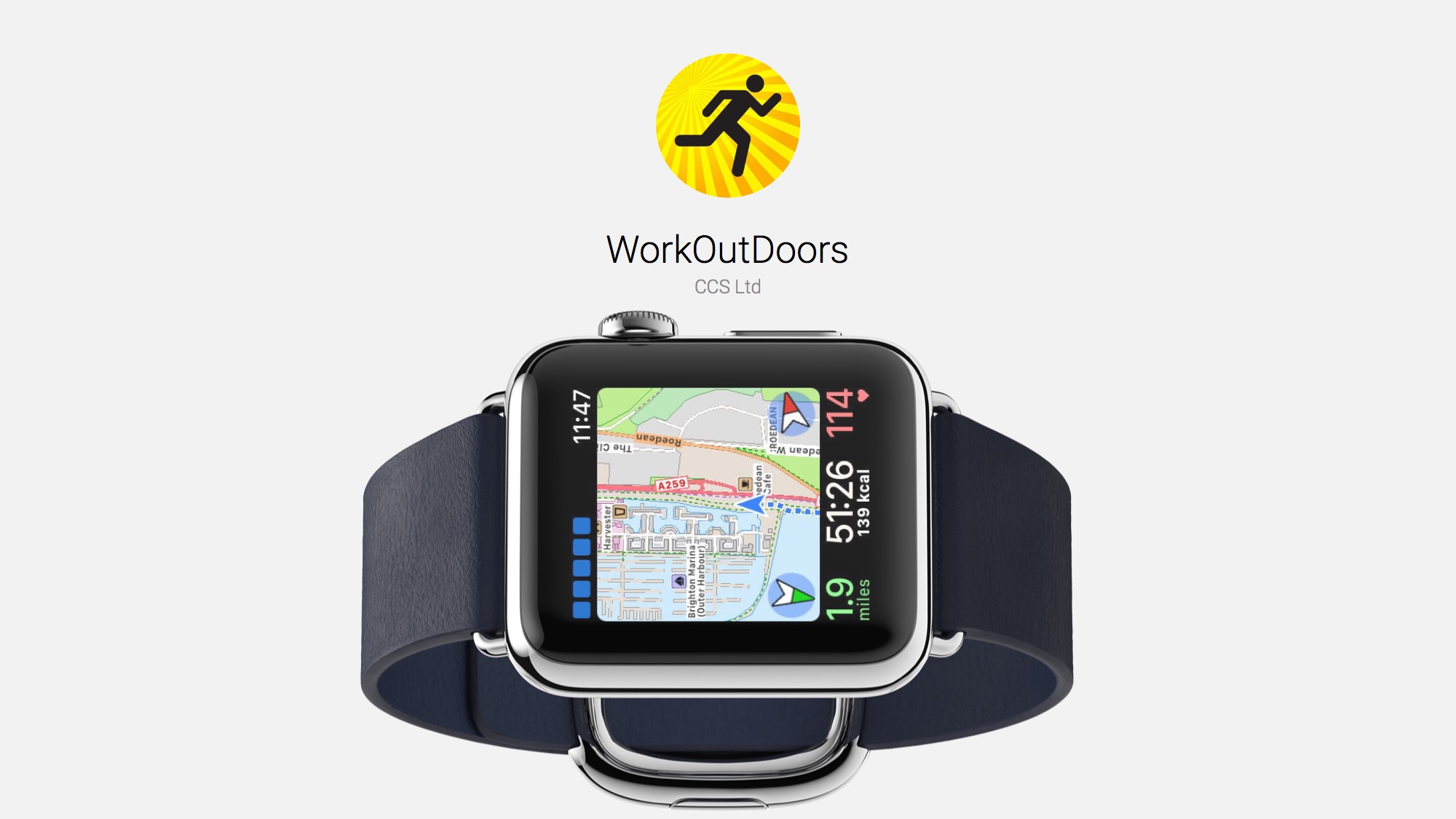 Maps on Apple Watch Are Better With WorkOutDoors