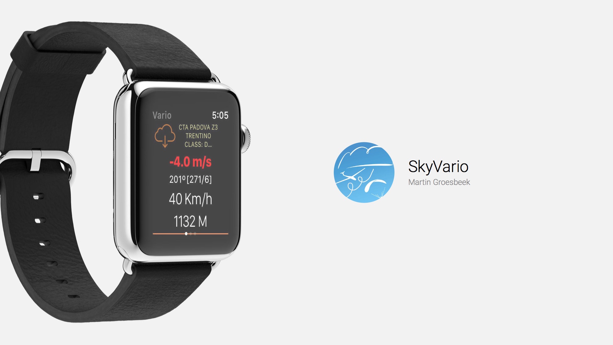 Have a Variometer on Apple Watch with skyVario