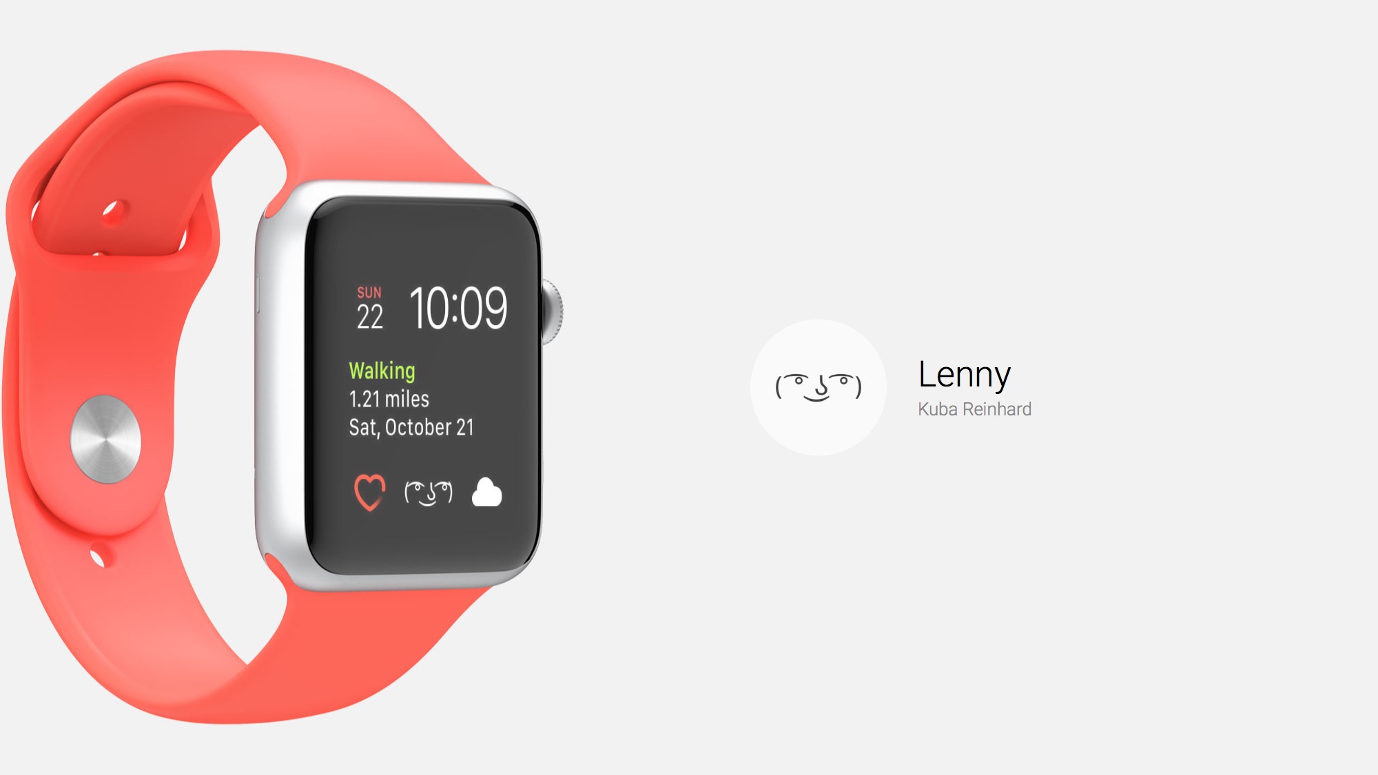 Lenny Makes Unicode Faces on Apple Watch Easy