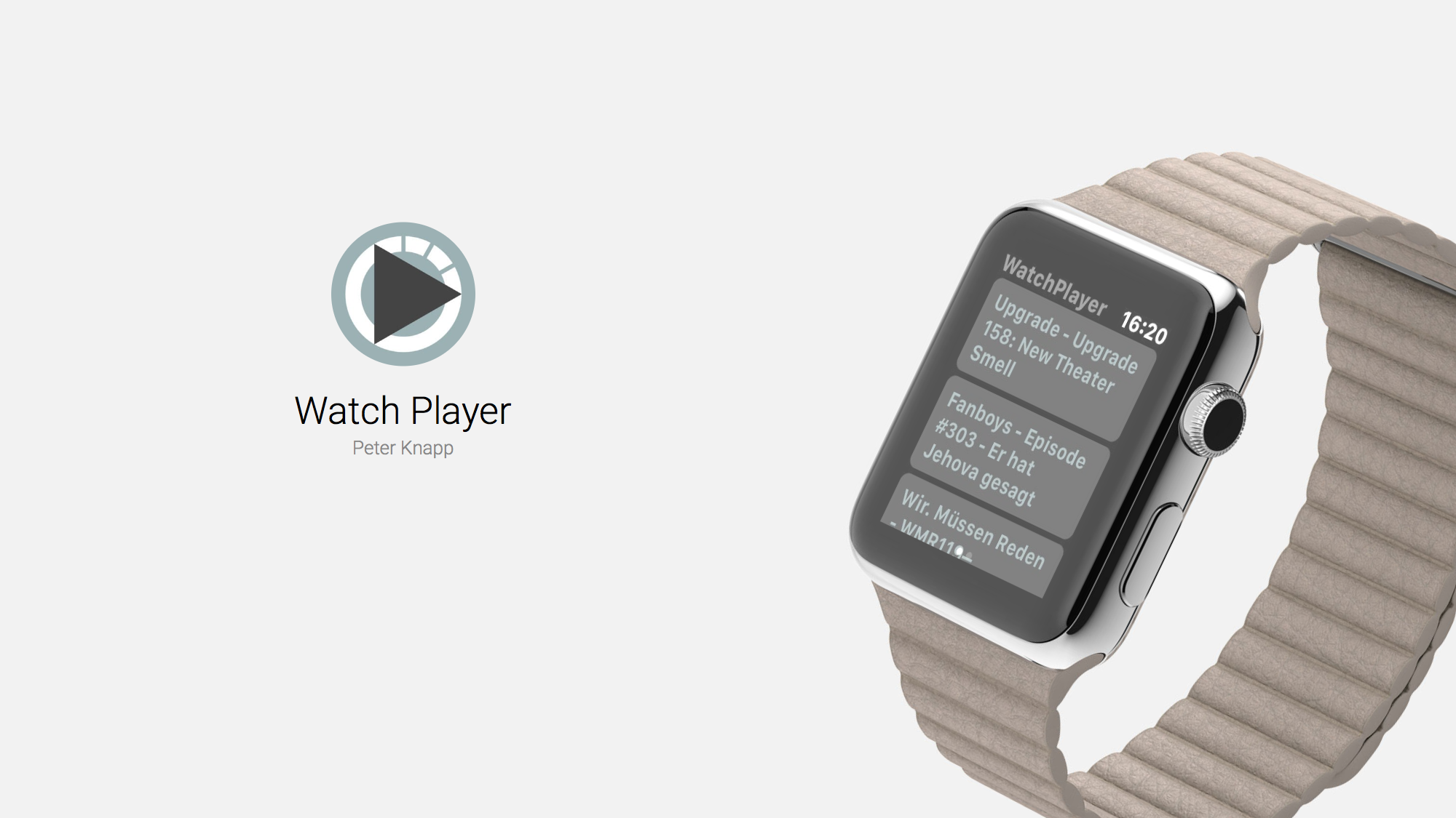 Watch Player Plays Podcasts Straight From Apple Watch